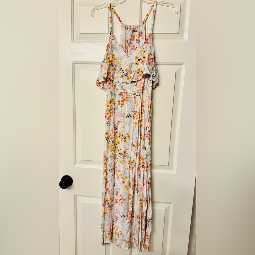 LC Lauren Conrad floral maxi